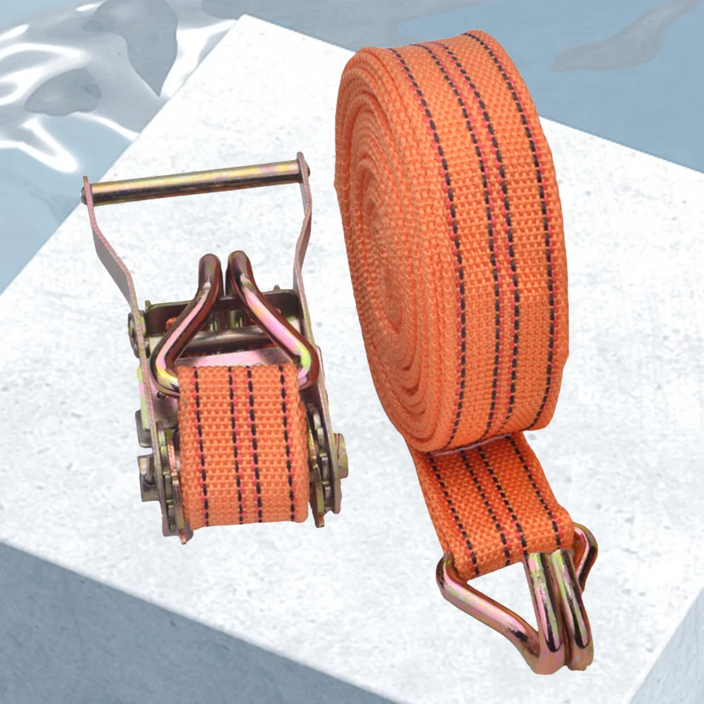 Ratchet Straps 40mm Claw Lorry Lashing Handy Straps 3/6/8/10 Meter Binding Strapping Tensioner Thickened Tighten Belt Strap Rope