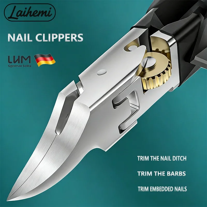 

Кусачки для ногтей с регулируемой фиксацией, эргономичной формы, подходят для вросших и толстых ногтей.