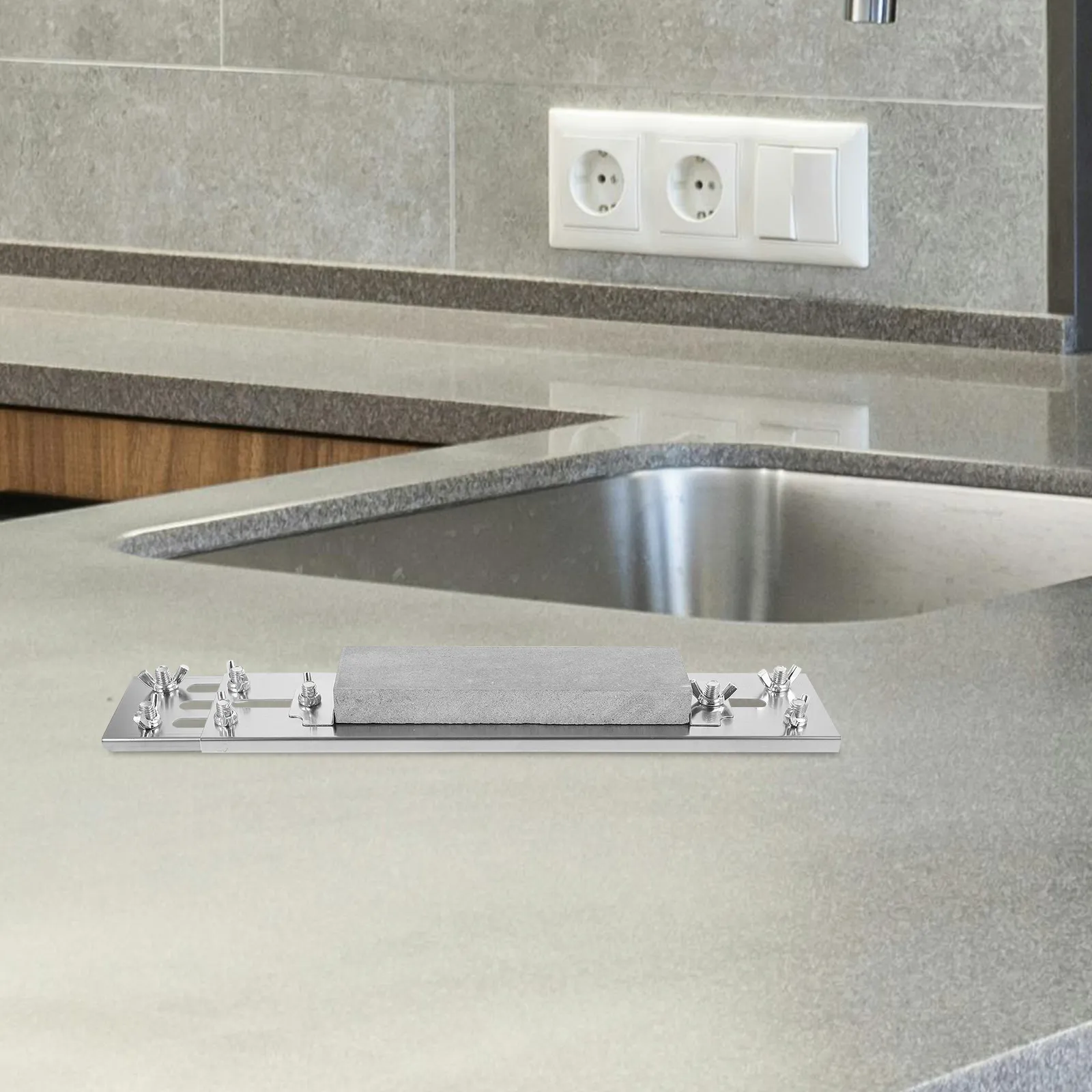 

Набор из 2-х двусторонних точильных камней для ремонта и заточки, профессиональный инструмент для твердой заточки для кухни и дома