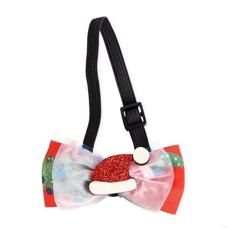   Porch Geese Figure Statue Bowtie Christmas Costume for Statue Display Styling