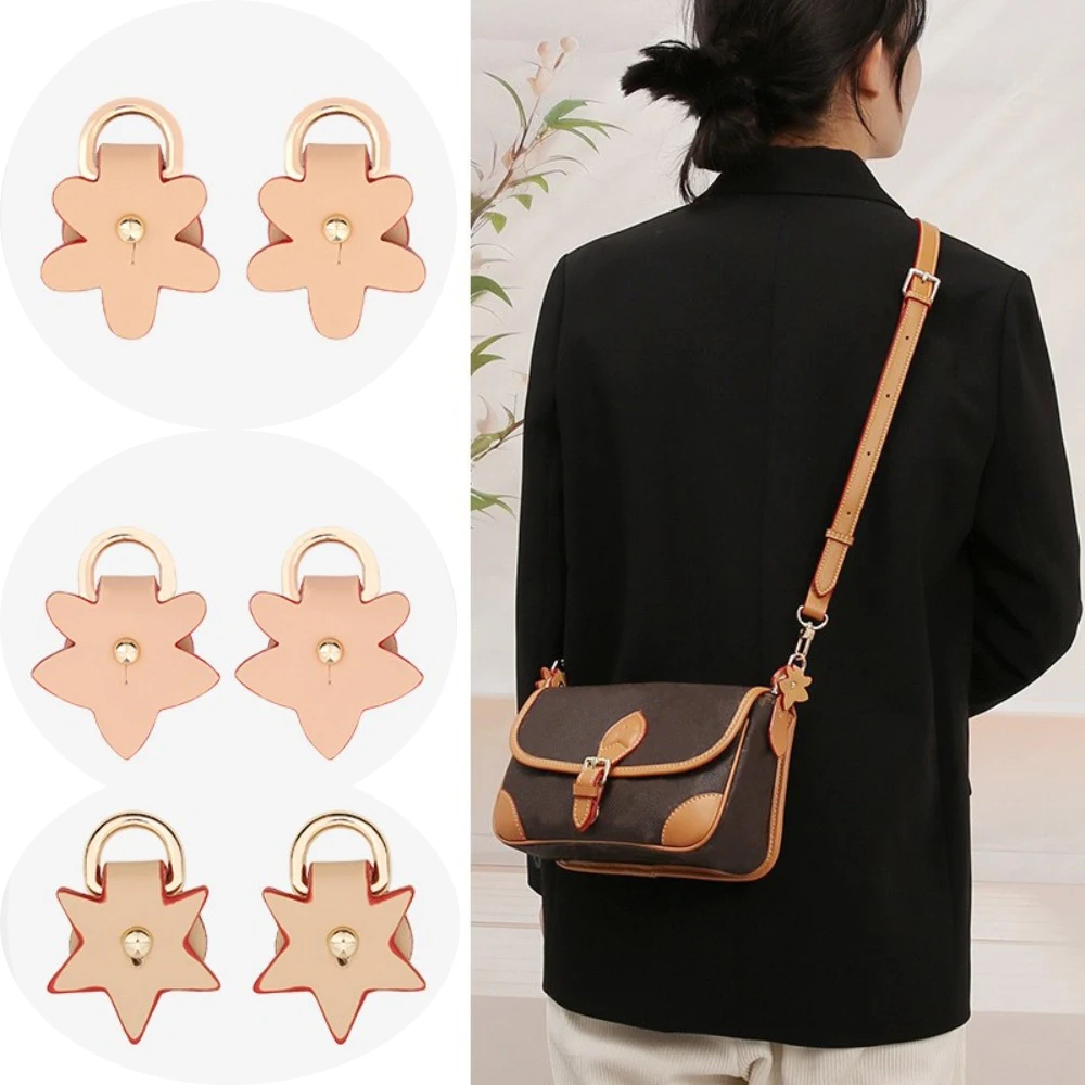 

1Pairs New PU Leather Anti-Wear Buckle Anti-abrasion Anti-Wear Bag Protection Buckle Punch-Free Bag Accessorie For LV Nano Diane