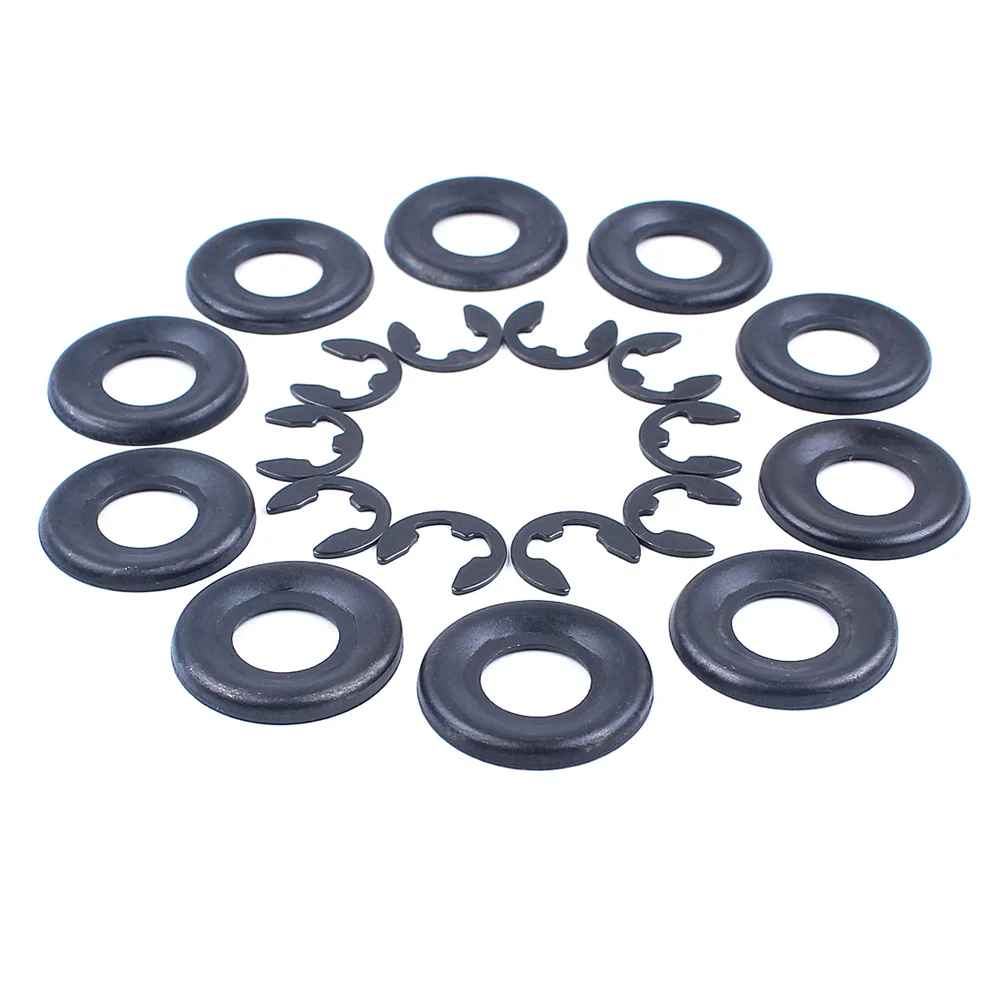 10 Sets Clutch Washer E-Clip For Husqvarna 362 365 371 372 385 390 570 575 576 Xp Chainsaws