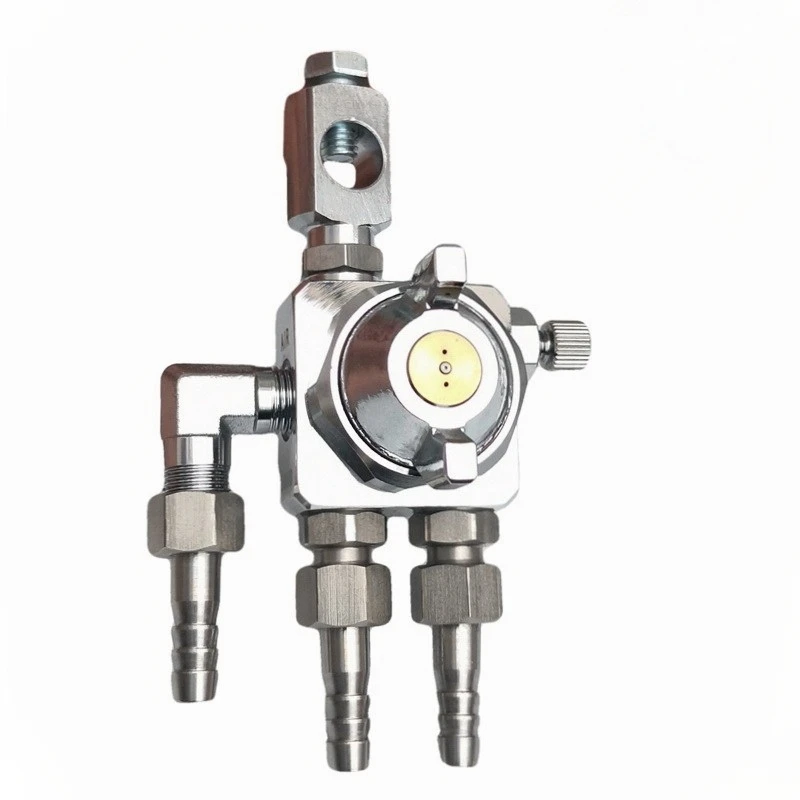 Small automatic spray gun assembly line water spray ST-5 or ST-6, nozzle diameters 0.5, 1.0, 1.3