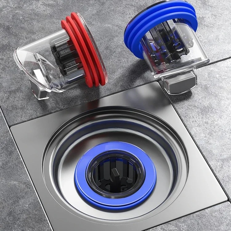 Odor Proof Floor Drain Core Backflow Preventer, Sewer Valve Plug for Kitchen Bathroom Toilet, Fits 33-45mm Drain