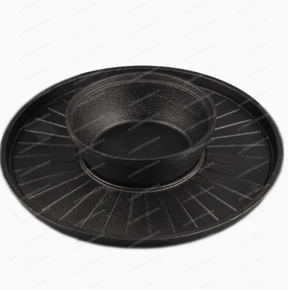 

Коммерческий корейский гриль-барбекю, газовая плита с филиппинами, комбинированный гриль-барбекю и горячая кастрюля, сковорода 2 в 1, для ресторана