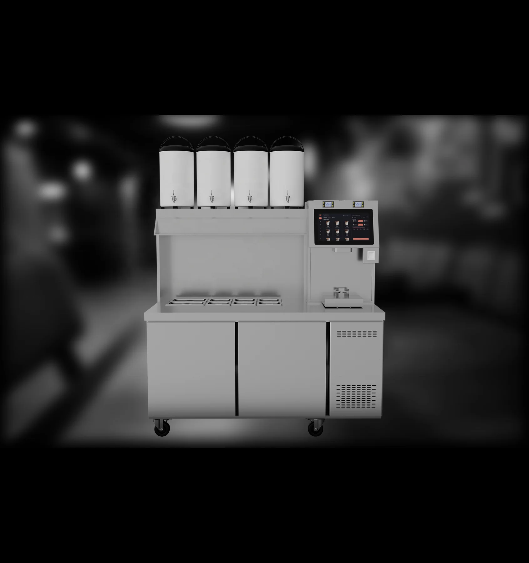 Automatic tea maker Counter coffee shop equipment Smart milk tea machine