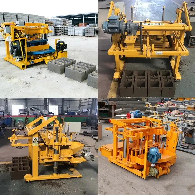 Automatic Hydraulic Hollow Paver Block Machine Small Substrate Cement Forming Equipment 8 Inch