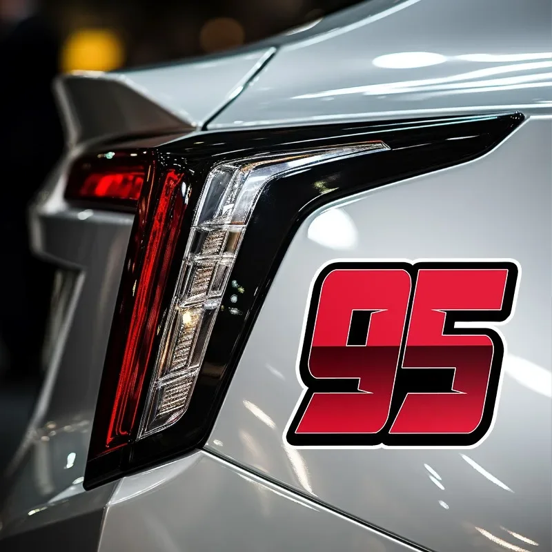 

Premium Vinyl Car Decals - Waterproof Multi-Surface Stickers for Exterior/Interior - Removable Racing Style Auto Decor