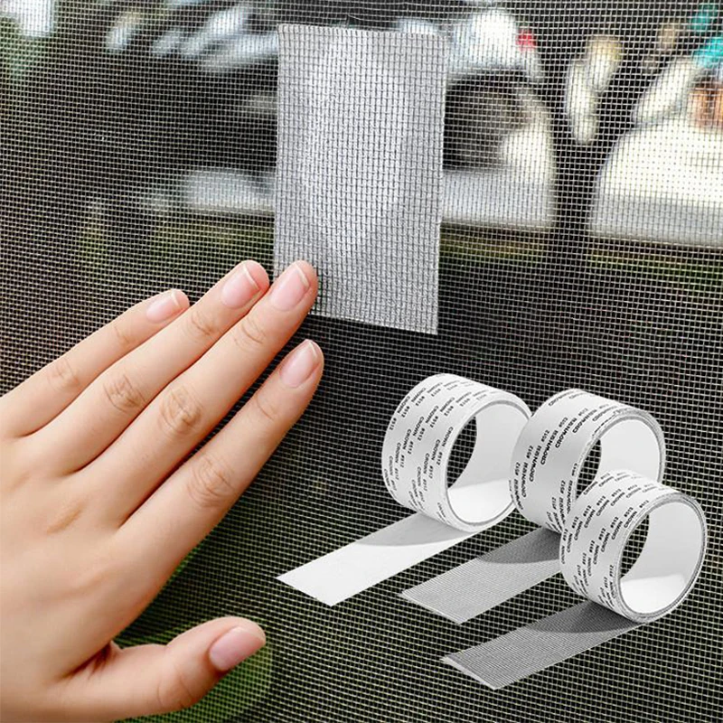 Window Screen Sticker Mosquito Proof Window Repair Sticker Tape Repairing Mesh Large Holes Household Self-adhesive Artifact