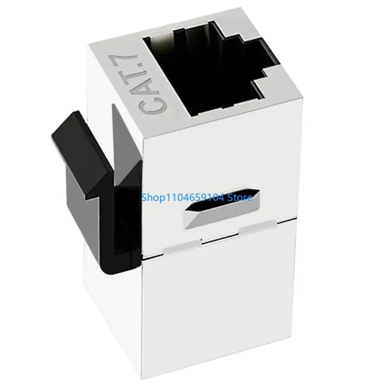 

4Pcs CAT7 RJ45 Female to Female Couplers Keystone Shielded Couplers Keystone