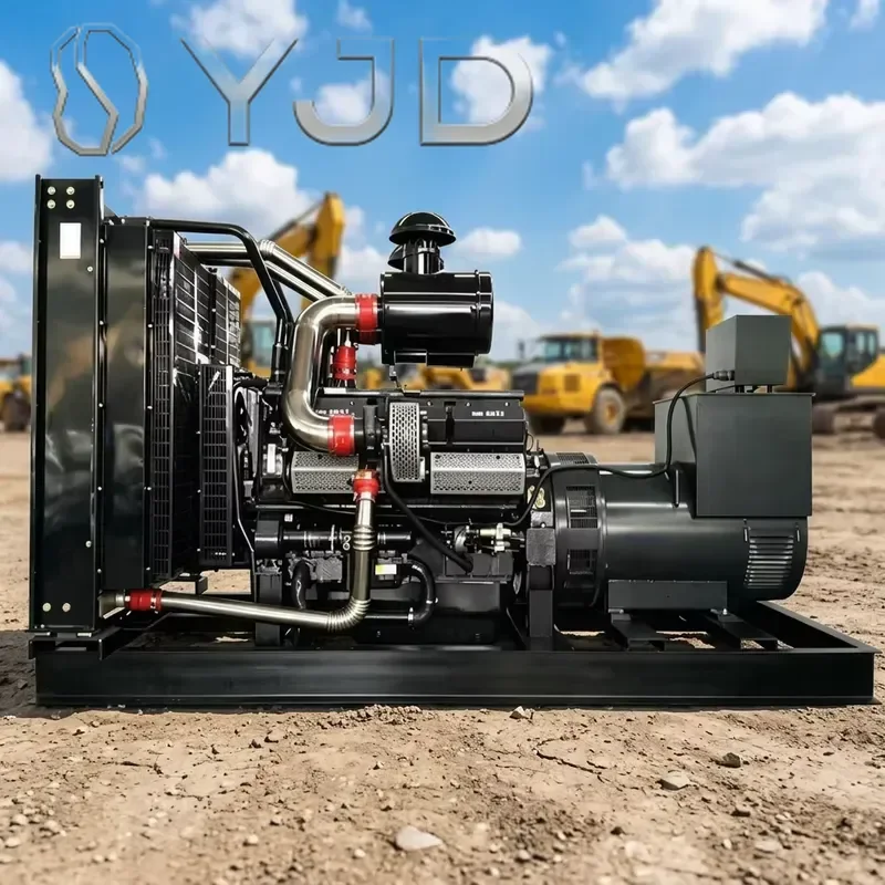 YJD Diesel Generator Set Emergency Backup Power 200KW 300KW 500KW Large Three Phase Generator for Construction