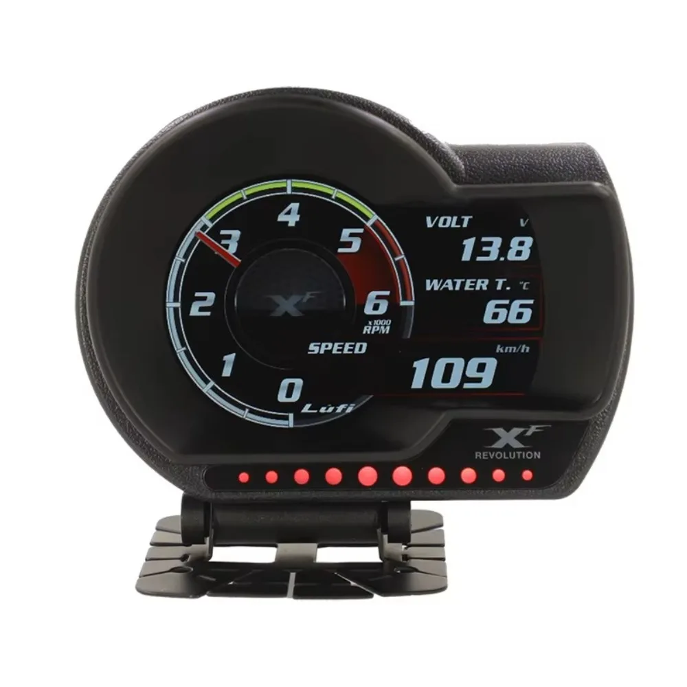 OBD2 Digital Auto Meter Turbine Pressure Multi-Function HUD Head-Up Display OBD Gauge Meter High Auto Electronics