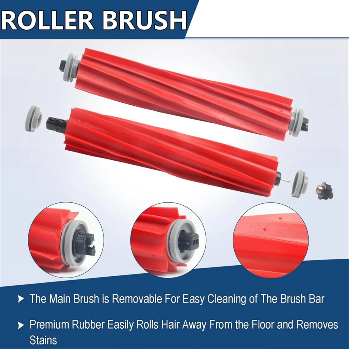 2025·Für Roborock Q7+ Q7 Max+ Staubsauger Zubehör Kit Hauptseite Pinsel Mopp Pad Hepa-Filter Staubbeutel Ersatzteile