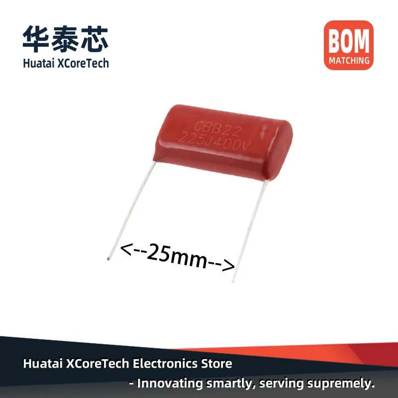 10 sztuk DIP metalizowany kondensator z folii polipropylenowej CBB 400V 184J 224J 274J 334J 394J 474J 564J 684J 754J 824J