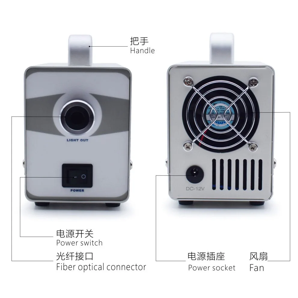 2026 New 50W Wide Voltage Small Size And Light Weight . Portable Mini Xenon Light Source With Adjustable Brightness