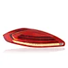 Accessoires de voiture feu arrière LED pour Porsche Panamera 970.2 feux arrière assemblage 2014-2016 démarrage feux dynamiques clignotants 5