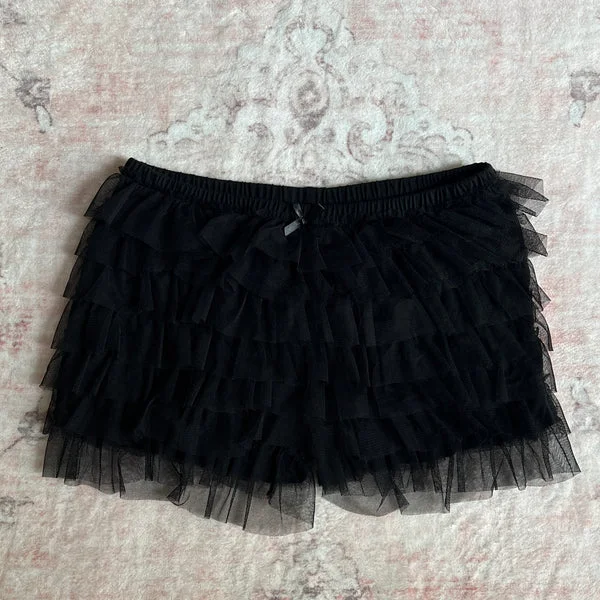 Lolita Kawaii MIni Skirts Women Clothes Harajuku Y2k Multilayer Skirt Lattice High Waist Sweet Cutecore Girl Aesthetic Skirts