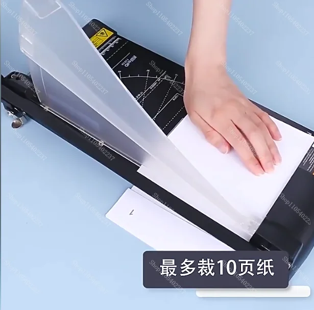 A4/A3 Laser Positioning Paper Cutter Can Simultaneously Cut 10 Sheets of Paper, Suitable for Professional Office Use