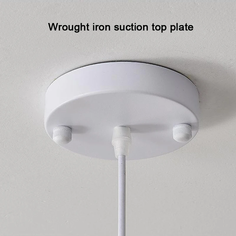 French Medieval Style Chandelier For Bedroom Nordic Designer Home Decor Lamp Kitchen Dining Table Fabric Lampshade Pendant Light