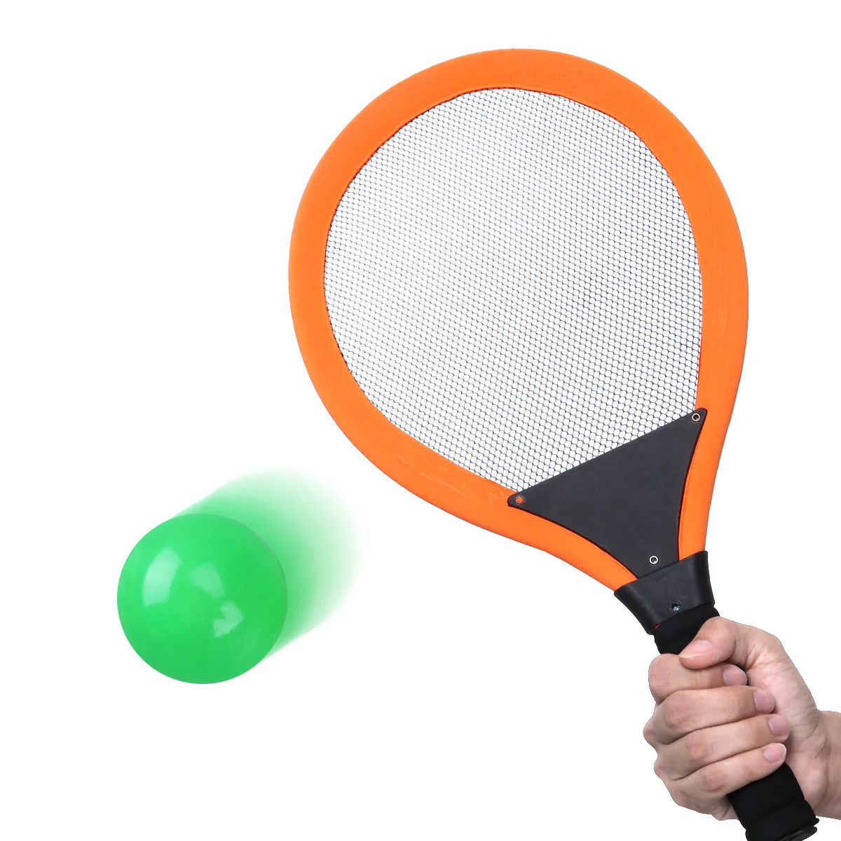 

Multifunctional Kids Tennis Badminton Racket Combo Includes 2 Rackets 3 Balls Smooth Safe Surface Elastic PU Ball for Learning
