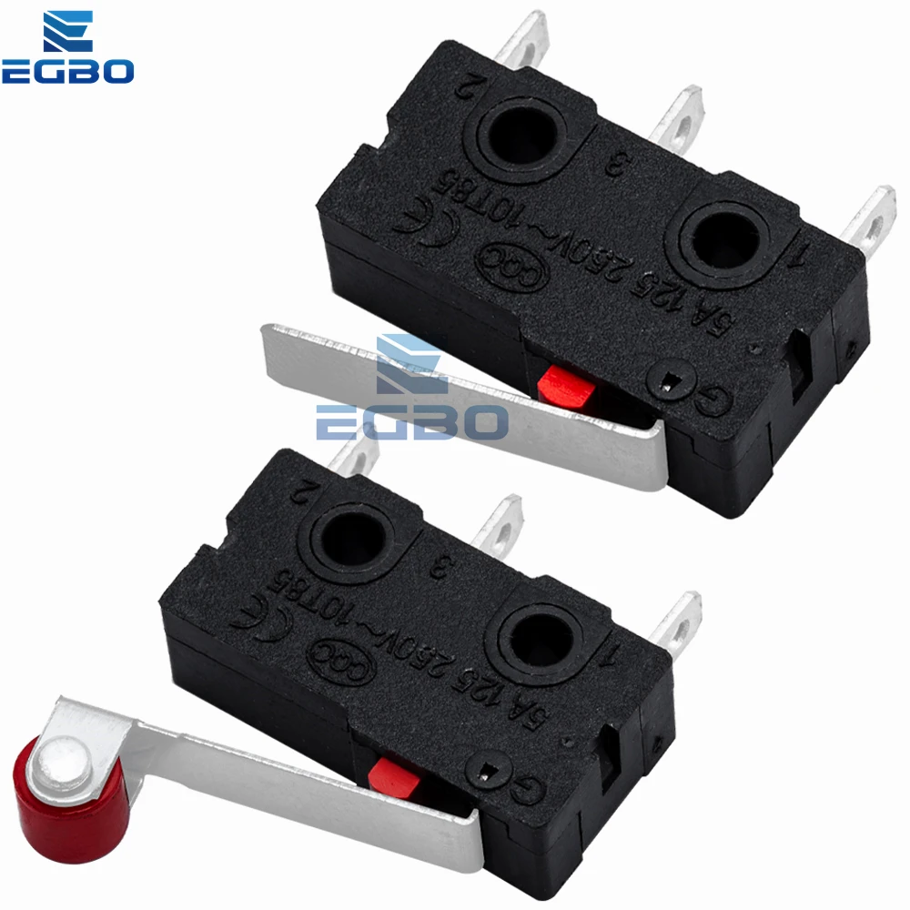 1 ~ 20 قطعة ذراع رافعة الأسطوانة الصغيرة عادة مفتوحة إغلاق الحد التبديل KW12-3 KW11-N