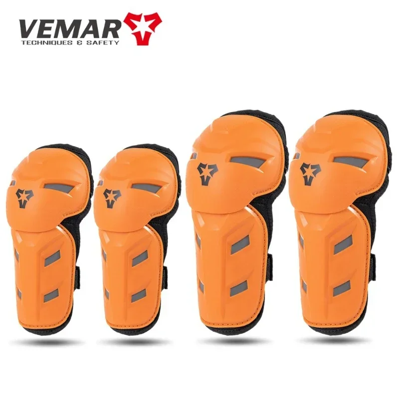 VEMAR Children Anti-Collision Knee Protection Hoverboard Scooter Knee Elbow Pads Protective Gear Set for Kids Cycling Motorcycle