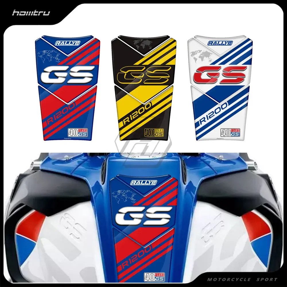 وسادة خزان الغاز الراتنج ثلاثية الأبعاد لسيارات BMW R1200GS Adventure 2014-2019 ملصق حماية تزيين الدراجة النارية