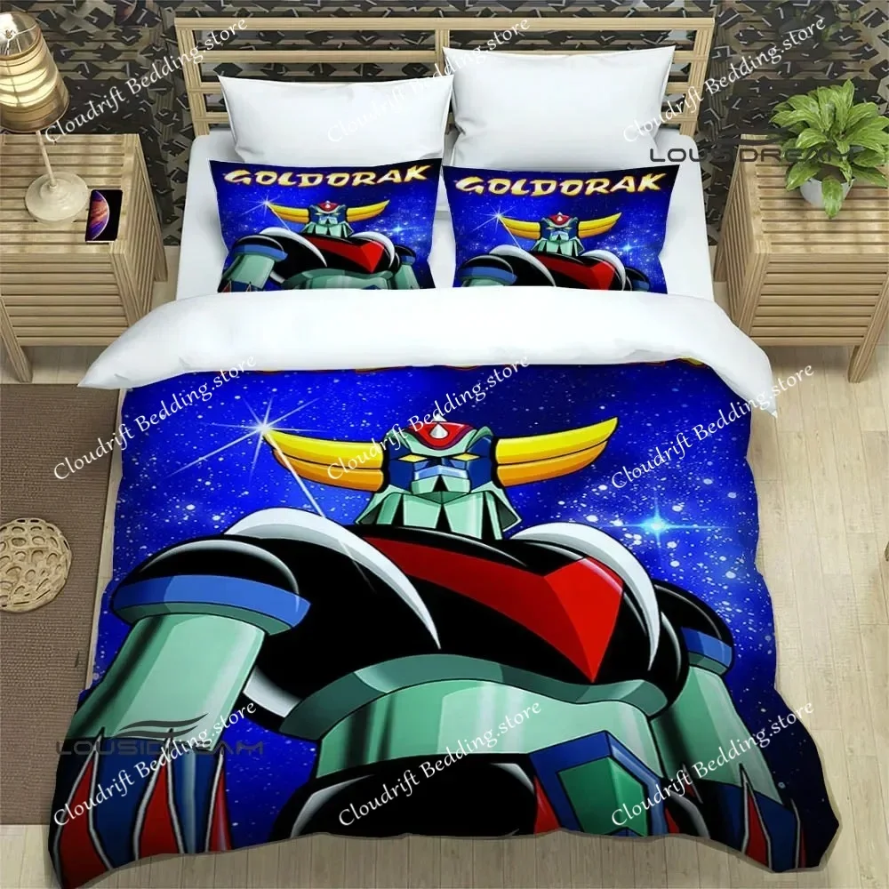 UFO ROBO GRENDIZER GOLDORAK Bedding Sets exquisite bed supplies set duvet cover comforter set bedding set luxury birthday gift02