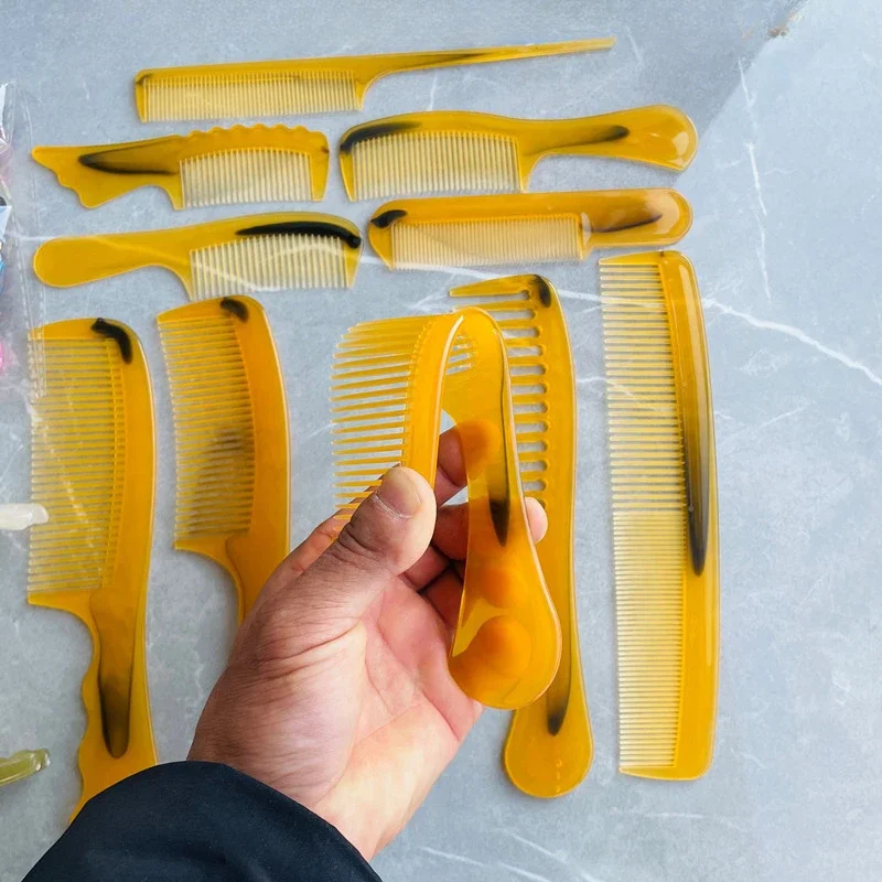 

10PCS Plastic Hair Combs Set Anti-static Massage Hair Brush Hairdressing Colorful Hairdress Salon Styling Traveling Accessories