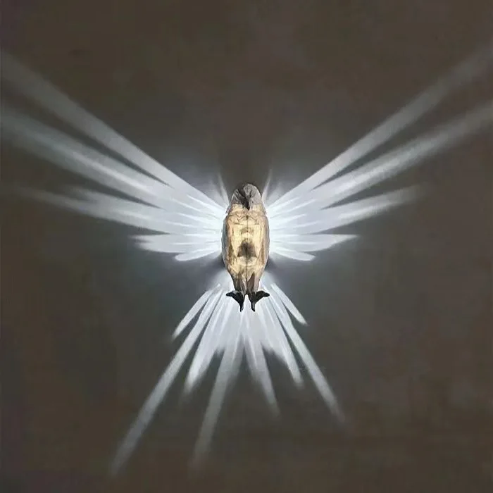 Lampada da parete 3D calda Animale LED Sonno Luce notturna Illuminazione da parete Luce Art Decor