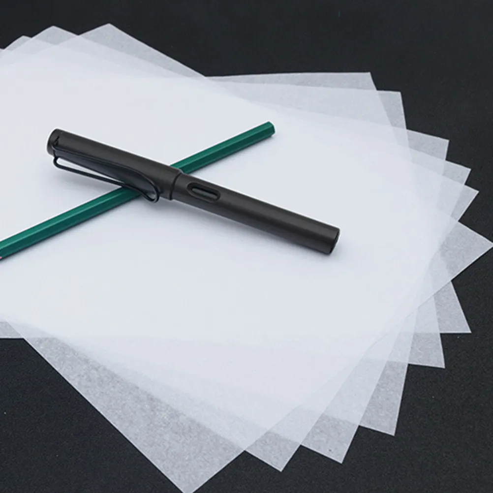 400Pcs Calligraphy Tracing Paper Premium Thin Transparent Practice Paper for Basic Strokes Writing Imitating Scrapbooking Card