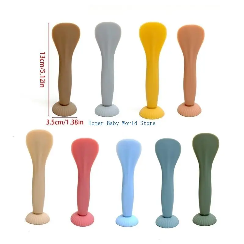 B2QD أداة توزيع الحفاضات المصنوعة من السيليكون وكريم الحفاضات وملعقة متعددة الاستخدامات للعناية بالبشرة