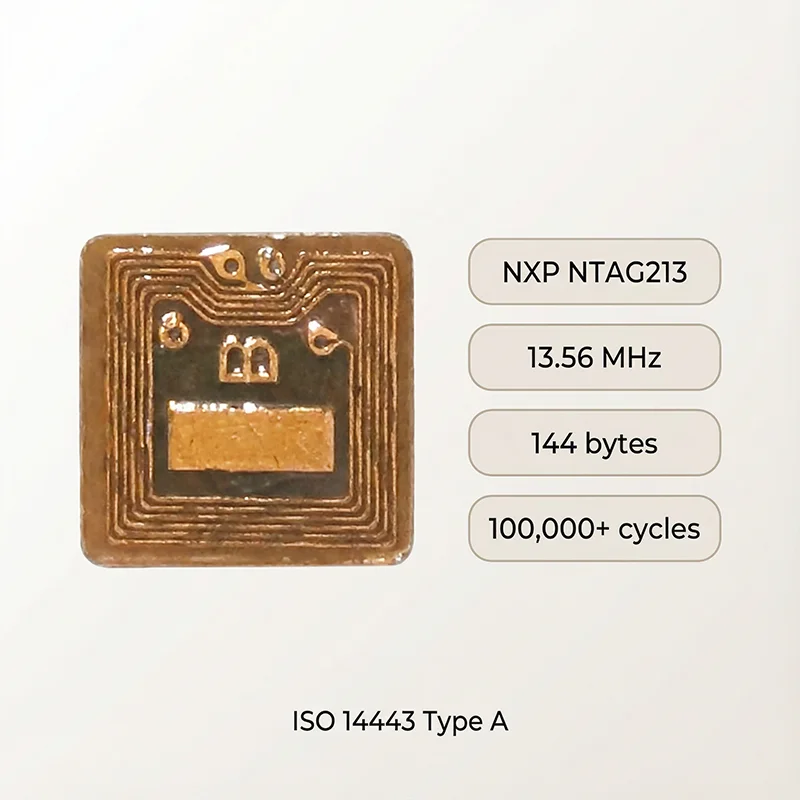 Programmable 4*4mm Micro FPC NFC RFID Tag Sticker NXP Ntag213 with 1mm Reading Range for Access Control And Supply Chain Managem