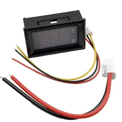 DC 0-100V 10A Digital Voltmeter Ammeter Dual Display Voltage Detector Current Meter Panel Amp Volt Gauge 0.28