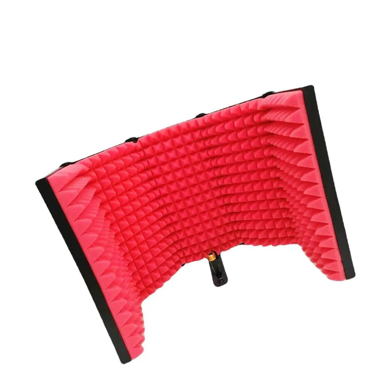 Foldable Metal Mic Isolation Shield for Microphone Recording Equipment