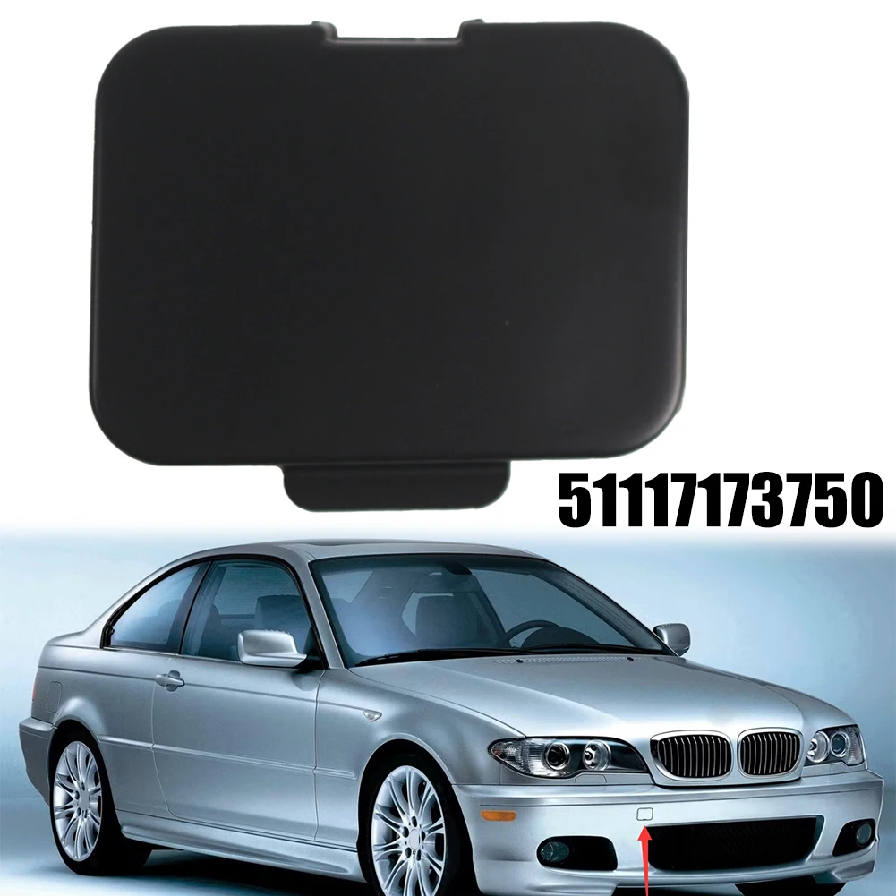 Car Front Bumper Tow Hook Cover Cap Housing Lid Case NEW 51117173750 For BMW E46 3-Series 1998-2006 Automotive Accessories