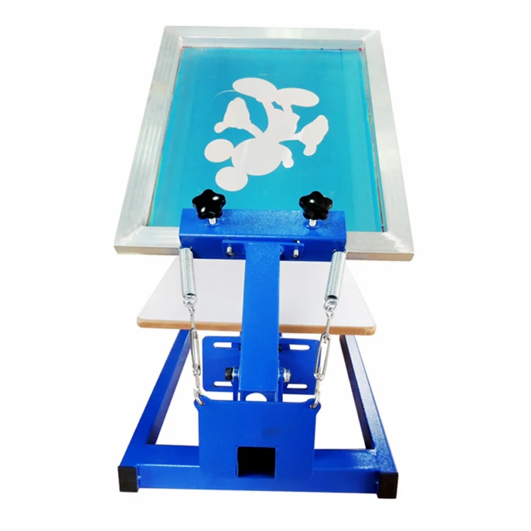 Single Color 1 Station Silk Screening Screenprint Press Screen Printing Machine