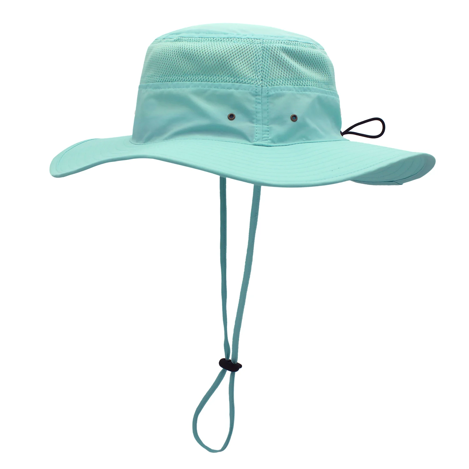 Women's Summer Panama Foldable Breathable Outdoor Bob Bucket Hat For Men With Big Brim Adjustable Solid Color Sun Beach Hats