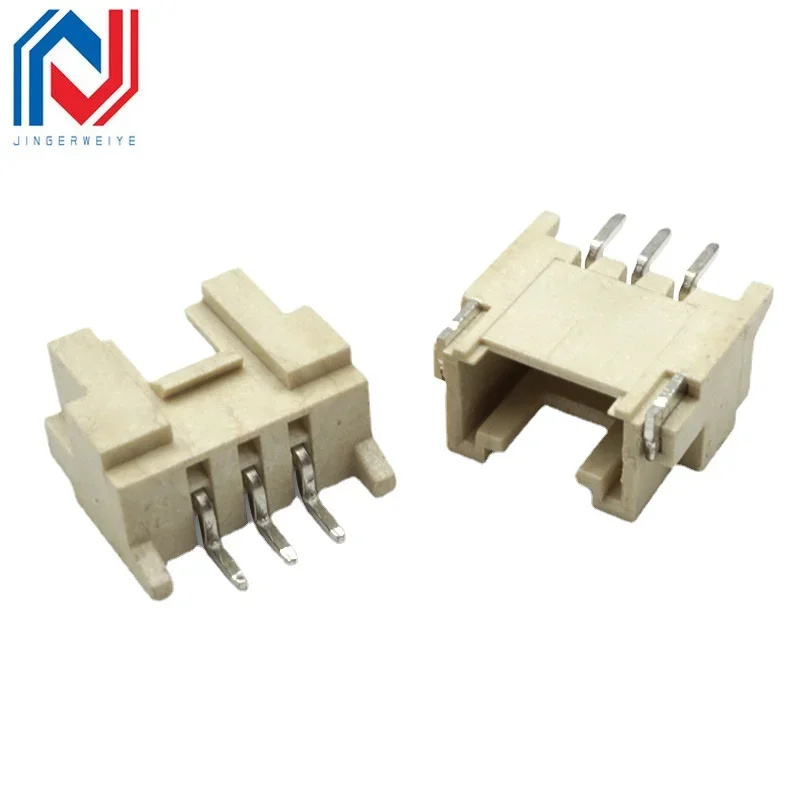 20Pcs Lying Sticker HY2.0mm Patch Socket SMT Type Spacing 2.0mm with Buckle 2P 3P 4P 5P 6P 7P 8p-12p Horizontal Patch Connector