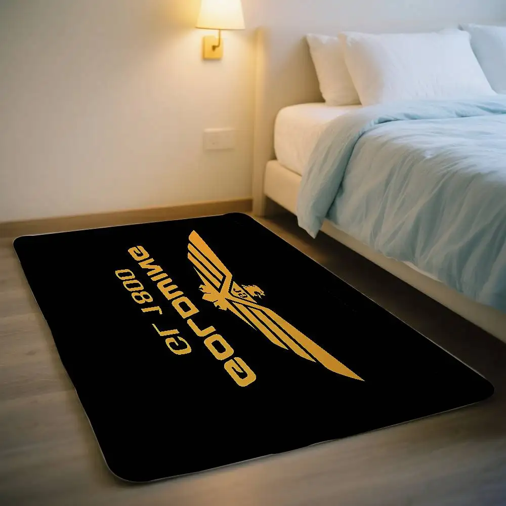 

M-Motorcycle H-Goldwing-s Floor Mat Art Carpet Rug For Bedroom Living Room Sofa Home Doormat Decor,Large Kid Non-slip Floor Mat