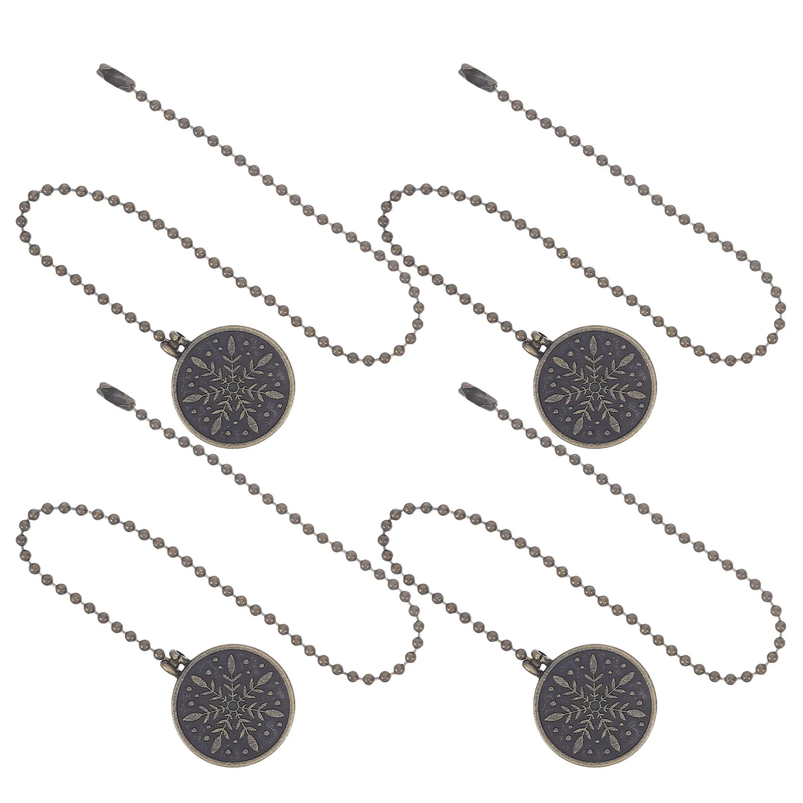 

2 пары удлинителей для потолочного вентилятора, классические круглые подвесные цепи 13 дюймов, декоративные соединители для спальни, гостиной, выключателя