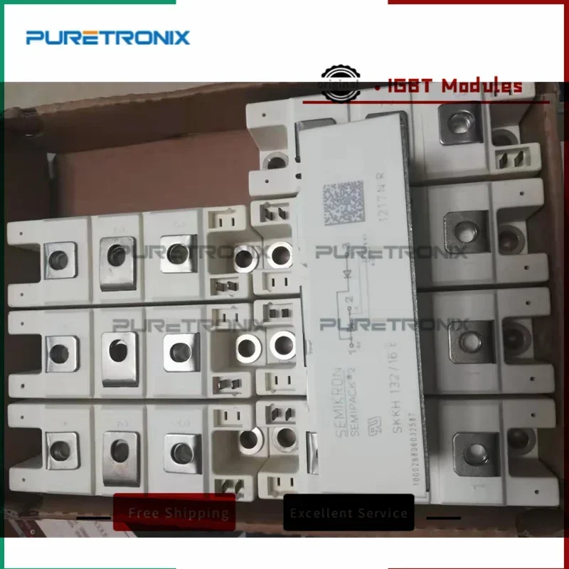 SKKH132/16E Thyristor Diode Modules SKKH13216E IGBT SKKH132/16 E MODULE SKKH 132/16E SK KH132/16E SKKH132-16E