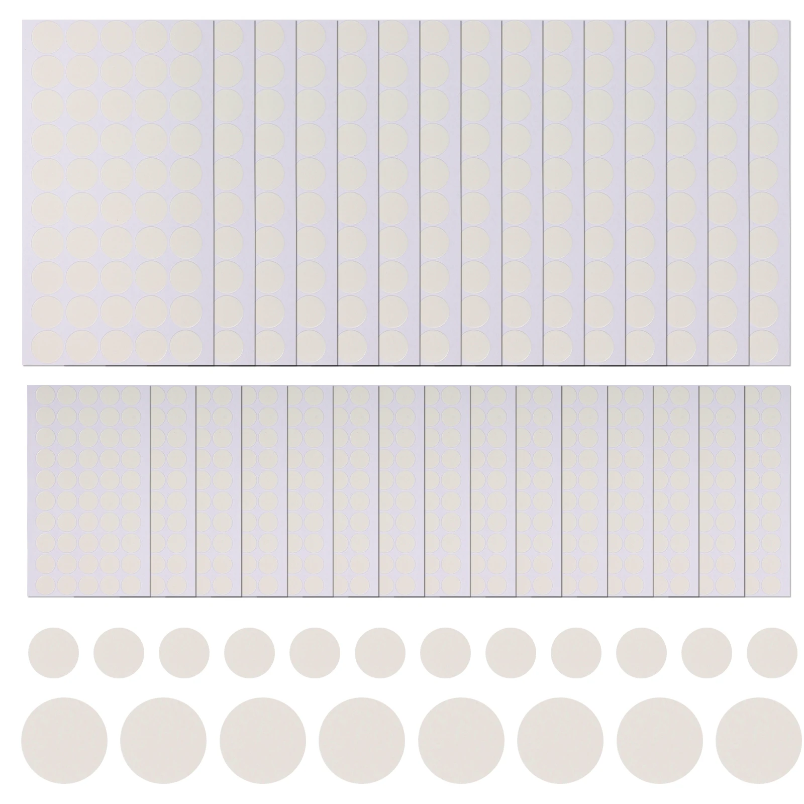 200 قطعة من ملصقات الدائرة الشفافة بنقاط لاصقة مزدوجة الجوانب لبالون الصور وتغليف هدايا الزفاف والحرف اليدوية بدون أثر