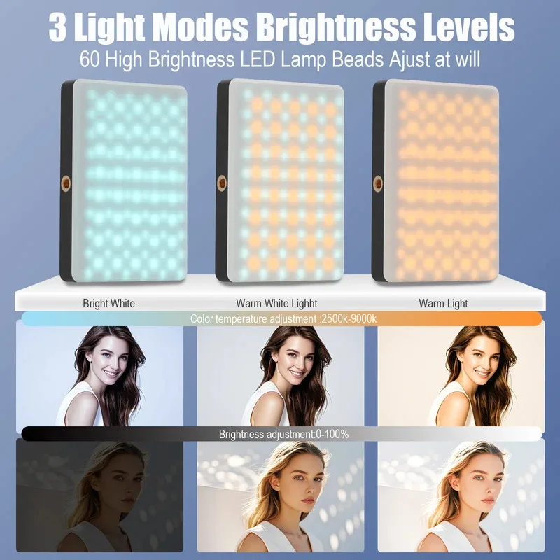 ANLAIKE V16SE mobile selfie clip light, portable mini pocket light, video conference phone fill light