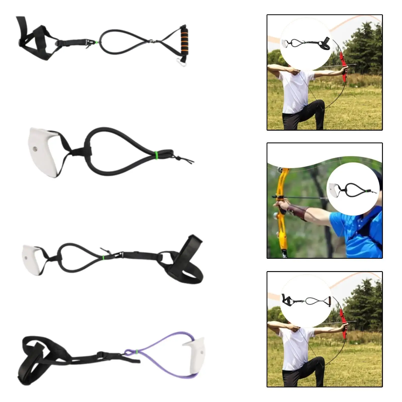 Adjustable Resistance Band Back Muscle Exercise Tool Multifunctional Lightweight Arm Strength Exerciser Universal Fit