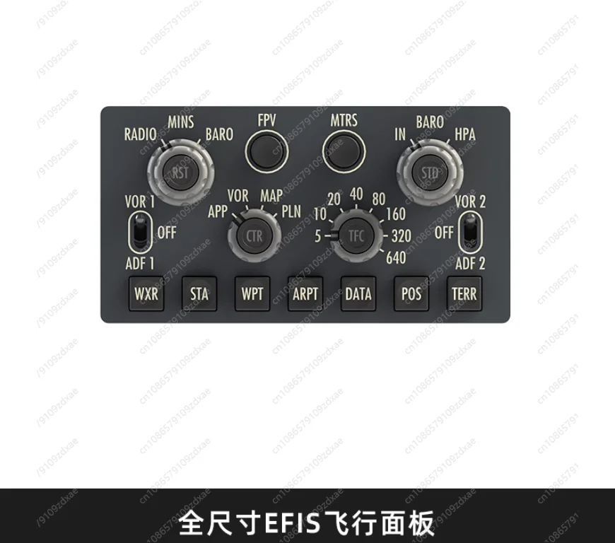 لوحة تحكم Boeing 737CS mcp EFIS Microsoft جهاز محاكاة الطيران قمرة القيادة sim قمرة القيادة للطائرات
