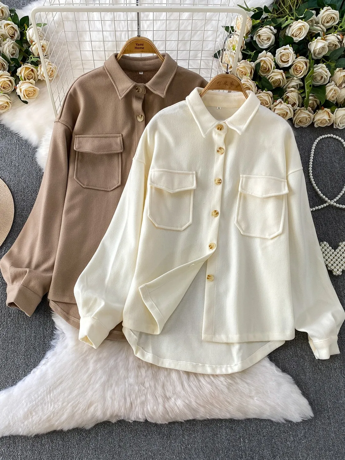 Herbst Winter Thiened Lange Sve Mantel frauen Faion Single Button Reine Farbe Lose Abnehmen Top Koreanische Sle Pendeln Wind