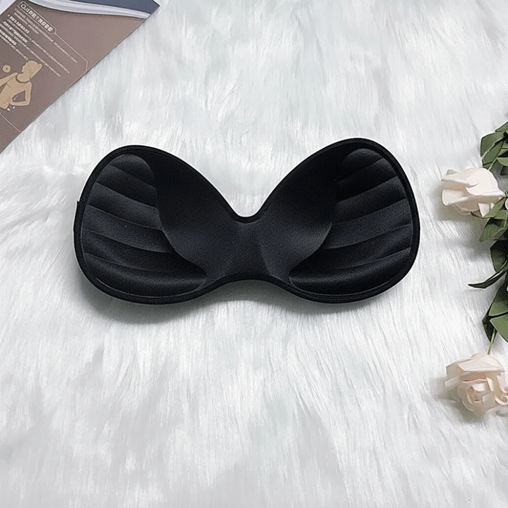 High Quality Thick Bra Pads Breathable Removable One-piece Chest Pad Seamless Sponge Padded Women