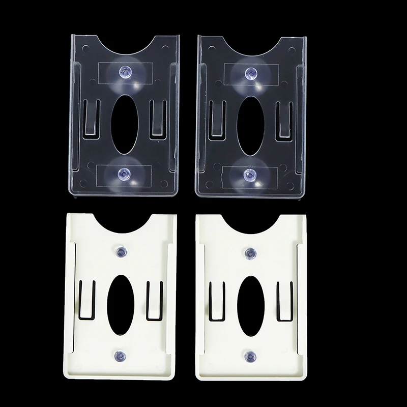 2PCS Brand New Card Holder For Windshield Glass Tag Durable ID IC  Card Sleeve