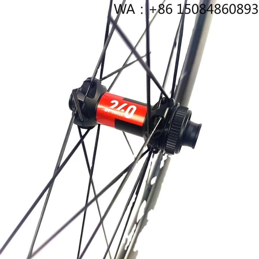 700c Ultra-Light 50mm Carbon Wheels, clincher disc brake carbon rim, premium sturdy wheel accessory for professional road bicycl